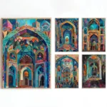 Fantastical and Splendid Palace Series Theme Canvas Printing Fashion Populars Colors Mural Studio Home Decoration Painting Gifts - Image 3