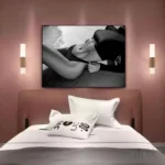 Black White Sexy Lovers Wall Art Canvas Painting Erotic Sensual Art Pictures Print Wall Posters Modern Home Bedroom Living Room - Image 4