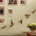 Nordic Style Resin Birds Creative For Wall 3D Sticker Living Room Animal Figurine Wall Mural TV Wall Background Home Decor Craft - Image 3