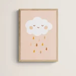 Colorful Rainbow Sun Cloud flower Poster Prints Wall Art Boho Style Canvas Painting for Child Nursery Decoration Girl Room Art - Image 5