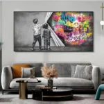 Street Graffiti Abstract Wall Art Poster Trendy High End Mural Modern Home Decor Painting Canvas Prints Living Room Decoration - Image 2