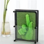 3d Sculpture Pin Shape Cloner Antistress Clone Fingerprint Needle Painting Fun Gesture Sculpture Diy Gesture Decoration - Image 5