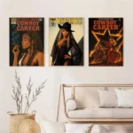 Singer Beyoncé Cowboy Carter Music Vintage Comic Western Cowgirl Pop Poster Canvas Painting Wall Art Pictures Home Decor Gift - Image 2