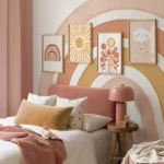 Colorful Rainbow Sun Cloud flower Poster Prints Wall Art Boho Style Canvas Painting for Child Nursery Decoration Girl Room Art - Image 6