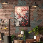 Chinese Plum Blossom Ink Painting Theme Canvas Printing Fashion Popular Colors Mural Painting Studio Home Art Decoration Gifts - Image 4