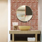 10Pcs Self Adhesive Waterproof 3D Wall Panels Peel and Stick Subway Tile Brick Wallpaper Retro Sticker for Bathroom Fireplace - Image 5