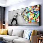 Street Graffiti Abstract Wall Art Poster Trendy High End Mural Modern Home Decor Painting Canvas Prints Living Room Decoration - Image 5