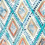 Moroccan Rug Watercolor Art Print Blush Pink Rug Painting Canvas Poster Modern Boho Wall Picture Morocco Travel Gift Home Decor - Image 2