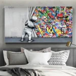 Street Graffiti Abstract Wall Art Poster Trendy High End Mural Modern Home Decor Painting Canvas Prints Living Room Decoration - Image 4