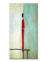 Mintura Handpainted Abstract Figure Oil Painting on Canvas Modern Large Wall Art for Living Room Home Decoration Artwork Perfec - Image 2