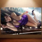 Final Fantasy Poster Tifa Lockhart Customizable Game Anime Poster Canvas Wall Painting Living Room Wall Decal Wall Art Stickers - Image 4