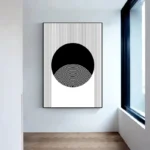 Abstract Modern Canvas Painting Art Geometrical Shapes Poster Black White Wall Art for Living Room Home Decoration Mural - Image 4