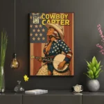 Singer Beyoncé Cowboy Carter Music Vintage Comic Western Cowgirl Pop Poster Canvas Painting Wall Art Pictures Home Decor Gift - Image 4