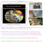 Mintura,Handmade Knife Flower Oil Painting on Canvas,Modern Art Picture,Room Home Decoration,Textured Floral Poster,Wall Hanging - Image 6