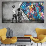 Street Graffiti Abstract Wall Art Poster Trendy High End Mural Modern Home Decor Painting Canvas Prints Living Room Decoration - Image 6