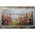 Mintura,Handmade Knife Flower Oil Painting on Canvas,Modern Art Picture,Room Home Decoration,Textured Floral Poster,Wall Hanging - Image 5
