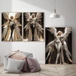 Abstract Fantasy Art Battle Angel Sexy Demon Fashion Posters Prints Canvas Painting Wall Art Picture Living Room Home Decor - Image 4