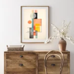 Geometric Abstract Shapes Expressionism Poster Print Canvas Painting Wall Art Pictures for Living Room and Bedroom Home Decor - Image 4