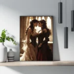 Mask Masquerade Sexy Woman Witch Fantasy Dark Posters and Prints Canvas Printing Wall Art Picture for Living Room Home Decor - Image 4