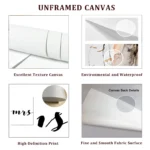 Mintura Handpainted Abstract Figure Oil Painting on Canvas Modern Large Wall Art for Living Room Home Decoration Artwork Perfec - Image 5